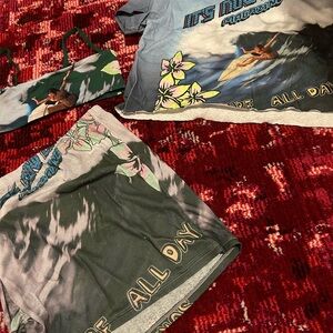 Surf-Inspired Women's Swim Coverup Set